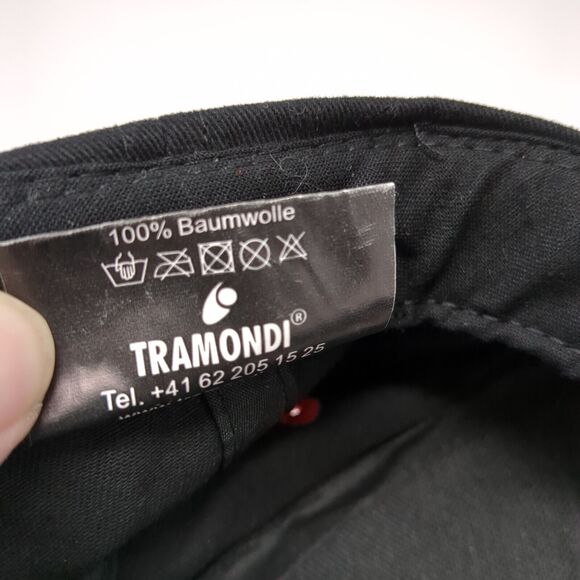 Pilatus Luzern Slideback Hat Black One Size Adjustable Embroidered Cotton - Picture 9 of 9